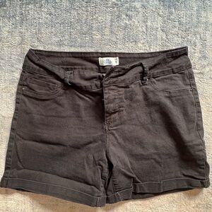 🔥4/$10 Royalty For Me Black Jean Shorts